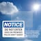Signmission Do Not Enter Dog On Premises Police Don't Shoot OSHA Notice Sign, Plastic, 10in W x 7in L, 2PK OS-2PACK-NS-P-710-L-11178 - alternate 2